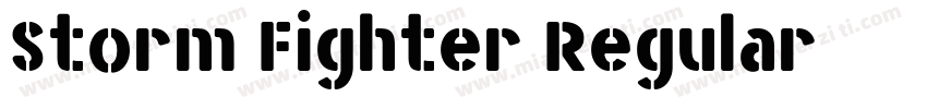 Storm Fighter Regular字体转换